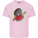 Table Tennis Paddles Ping Pong Kids T-Shirt Childrens Light Pink