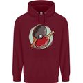 Table Tennis Paddles Ping Pong Mens 80% Cotton Hoodie Maroon