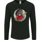 Table Tennis Paddles Ping Pong Mens Long Sleeve T-Shirt Black