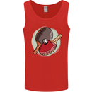 Table Tennis Paddles Ping Pong Mens Vest Tank Top Red