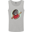 Table Tennis Paddles Ping Pong Mens Vest Tank Top Sports Grey