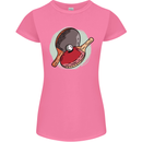 Table Tennis Paddles Ping Pong Womens Petite Cut T-Shirt Azalea