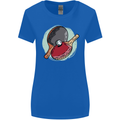 Table Tennis Paddles Ping Pong Womens Wider Cut T-Shirt Royal Blue