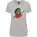 Table Tennis Paddles Ping Pong Womens Wider Cut T-Shirt Sports Grey