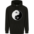 Taekwondo Fighter Mixed Martial Arts MMA Childrens Kids Hoodie Black