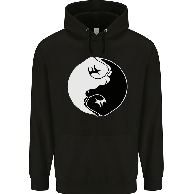 Taekwondo Fighter Mixed Martial Arts MMA Childrens Kids Hoodie Black