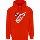 Taekwondo Fighter Mixed Martial Arts MMA Childrens Kids Hoodie Bright Red