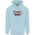 Taekwondo Fighter Mixed Martial Arts MMA Childrens Kids Hoodie Light Blue