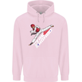 Taekwondo Fighter Mixed Martial Arts MMA Childrens Kids Hoodie Light Pink