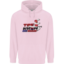 Taekwondo Fighter Mixed Martial Arts MMA Childrens Kids Hoodie Light Pink
