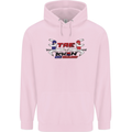 Taekwondo Fighter Mixed Martial Arts MMA Childrens Kids Hoodie Light Pink