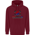 Taekwondo Fighter Mixed Martial Arts MMA Childrens Kids Hoodie Maroon