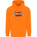 Taekwondo Fighter Mixed Martial Arts MMA Childrens Kids Hoodie Orange