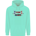 Taekwondo Fighter Mixed Martial Arts MMA Childrens Kids Hoodie Peppermint