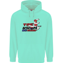 Taekwondo Fighter Mixed Martial Arts MMA Childrens Kids Hoodie Peppermint