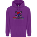 Taekwondo Fighter Mixed Martial Arts MMA Childrens Kids Hoodie Purple