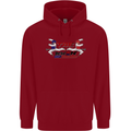 Taekwondo Fighter Mixed Martial Arts MMA Childrens Kids Hoodie Red