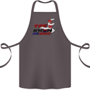 Taekwondo Fighter Mixed Martial Arts MMA Cotton Apron 100% Organic Dark Grey
