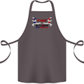 Taekwondo Fighter Mixed Martial Arts MMA Cotton Apron 100% Organic Dark Grey