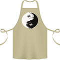 Taekwondo Fighter Mixed Martial Arts MMA Cotton Apron 100% Organic Khaki