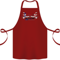 Taekwondo Fighter Mixed Martial Arts MMA Cotton Apron 100% Organic Maroon