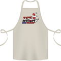 Taekwondo Fighter Mixed Martial Arts MMA Cotton Apron 100% Organic Natural