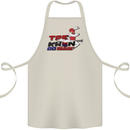 Taekwondo Fighter Mixed Martial Arts MMA Cotton Apron 100% Organic Natural