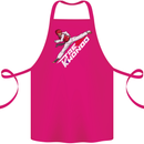 Taekwondo Fighter Mixed Martial Arts MMA Cotton Apron 100% Organic Pink