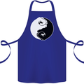 Taekwondo Fighter Mixed Martial Arts MMA Cotton Apron 100% Organic Royal Blue