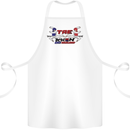 Taekwondo Fighter Mixed Martial Arts MMA Cotton Apron 100% Organic White