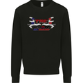 Taekwondo Fighter Mixed Martial Arts MMA Kids Sweatshirt Jumper Black