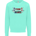 Taekwondo Fighter Mixed Martial Arts MMA Kids Sweatshirt Jumper Peppermint