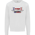 Taekwondo Fighter Mixed Martial Arts MMA Kids Sweatshirt Jumper White
