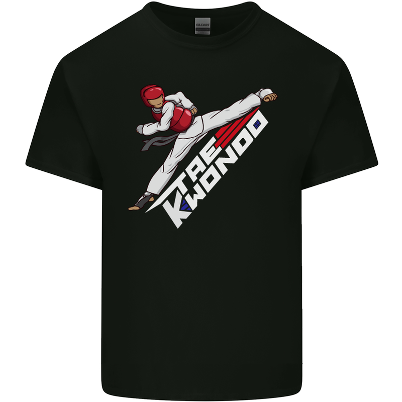 Taekwondo Fighter Mixed Martial Arts MMA Kids T-Shirt Childrens Black