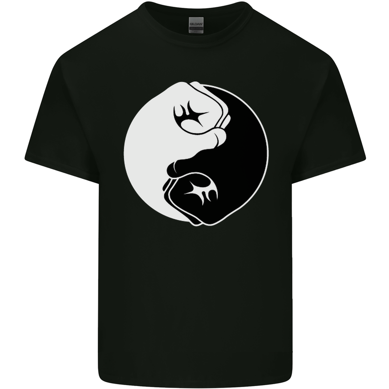 Taekwondo Fighter Mixed Martial Arts MMA Kids T-Shirt Childrens Black