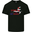 Taekwondo Fighter Mixed Martial Arts MMA Kids T-Shirt Childrens Black