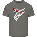 Taekwondo Fighter Mixed Martial Arts MMA Kids T-Shirt Childrens Charcoal