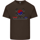 Taekwondo Fighter Mixed Martial Arts MMA Kids T-Shirt Childrens Chocolate