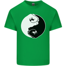 Taekwondo Fighter Mixed Martial Arts MMA Kids T-Shirt Childrens Irish Green