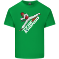 Taekwondo Fighter Mixed Martial Arts MMA Kids T-Shirt Childrens Irish Green