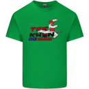 Taekwondo Fighter Mixed Martial Arts MMA Kids T-Shirt Childrens Irish Green