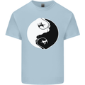 Taekwondo Fighter Mixed Martial Arts MMA Kids T-Shirt Childrens Light Blue