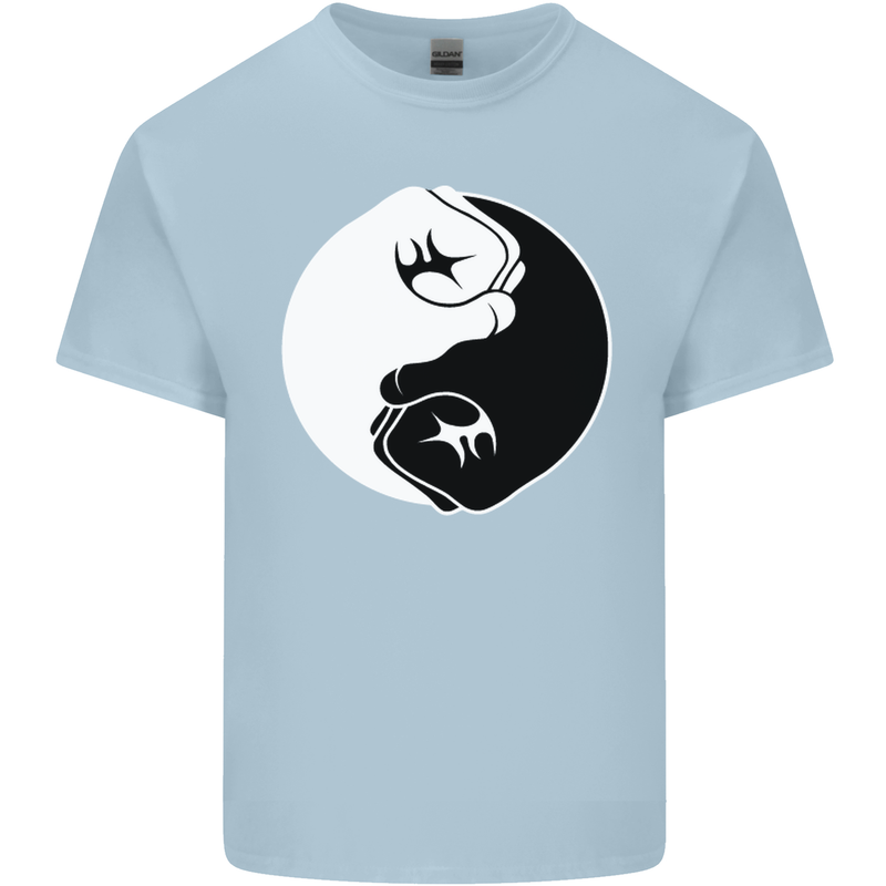 Taekwondo Fighter Mixed Martial Arts MMA Kids T-Shirt Childrens Light Blue