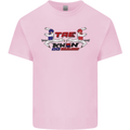 Taekwondo Fighter Mixed Martial Arts MMA Kids T-Shirt Childrens Light Pink