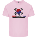 Taekwondo Fighter Mixed Martial Arts MMA Kids T-Shirt Childrens Light Pink
