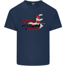 Taekwondo Fighter Mixed Martial Arts MMA Kids T-Shirt Childrens Navy Blue