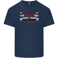 Taekwondo Fighter Mixed Martial Arts MMA Kids T-Shirt Childrens Navy Blue