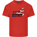 Taekwondo Fighter Mixed Martial Arts MMA Kids T-Shirt Childrens Red