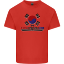 Taekwondo Fighter Mixed Martial Arts MMA Kids T-Shirt Childrens Red