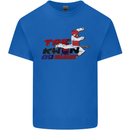 Taekwondo Fighter Mixed Martial Arts MMA Kids T-Shirt Childrens Royal Blue